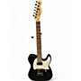 Used Squier Used Squier Jim Root Telecaster Black and White Solid Body Electric Guitar Black and White