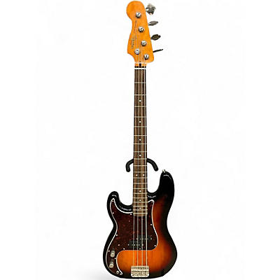 Used Squier LEFT HANDED CLASSIC VIBE 60S PRECISION BASS 2 Color Sunburst Electric Bass Guitar