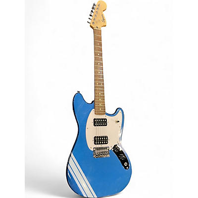 Used Squier Limited Edition Bullet Competition Mustang HH Lake Placid Blue Solid Body Electric Guitar
