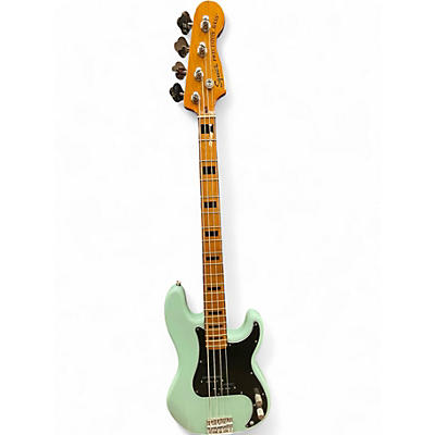 Used Squier Limited-Edition Classic Vibe '70s Precision Bass Surf Green Electric Bass Guitar