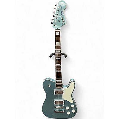 Used Squier Limited Edition Paranormal Troublemaker Telecaster® Deluxe Ice Blue Metallic Solid Body Electric Guitar
