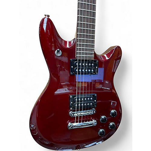 Used Squier M80 Metallic Red Solid Body Electric Guitar Metallic Red