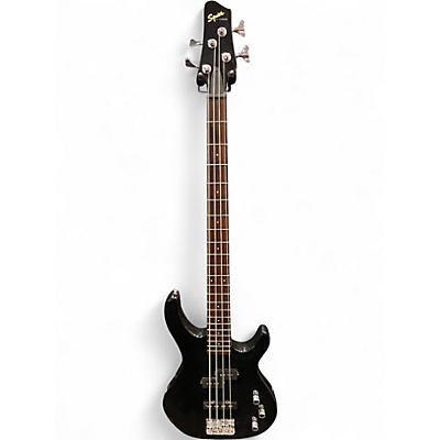 Used Squier MB4 Black Electric Bass Guitar