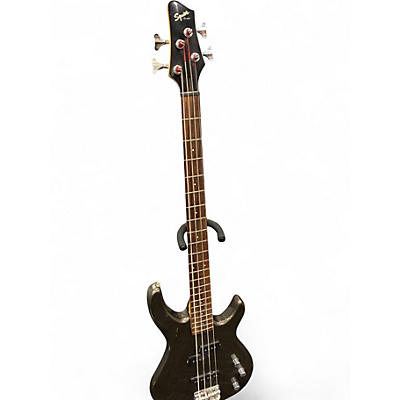 Used Squier MB4 Pewter Electric Bass Guitar
