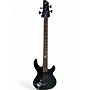 Used Squier Used Squier MB4 Skull & Crossbones Black Electric Bass Guitar Black