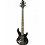 Used Squier MB4 Skull & Crossbones Black Electric Bass Guitar Black