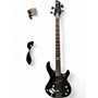 Used Squier MB4 Skull & Crossbones Black Electric Bass Guitar Black