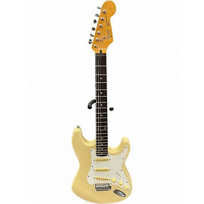 Used Squier MIK STRAT Vintage White Solid Body Electric Guitar