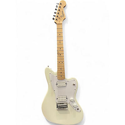 Used Squier MINI AFFINITY JAZZMASTER Cream Solid Body Electric Guitar