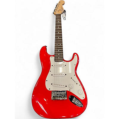 Used Squier MINI Candy Apple Red Solid Body Electric Guitar