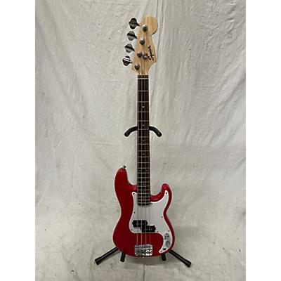 Squier Used Squier MINI P BASS Candy Apple Red Electric Bass Guitar