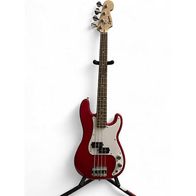 Squier Used Squier MINI P BASS RED Electric Bass Guitar