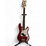 Used Squier Used Squier MINI P BASS RED Electric Bass Guitar RED