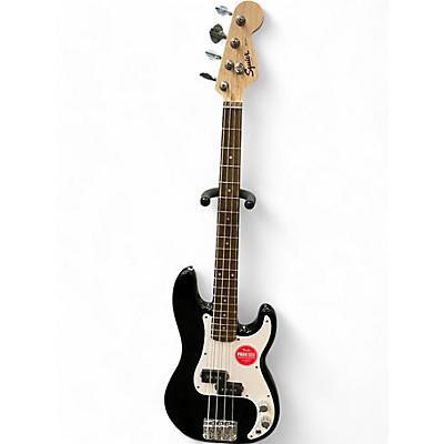 Used Squier MINI PRECISION BASS Black Electric Bass Guitar