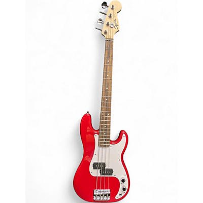 Used Squier MINI PRECISION BASS Dakota Red Electric Bass Guitar