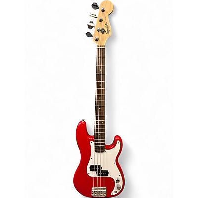 Used Squier MINI PRECISION BASS Dakota Red Electric Bass Guitar
