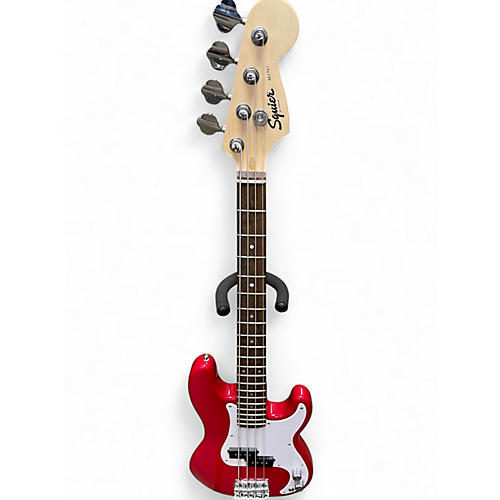 Used Squier MINI PRECISION BASS RED Electric Bass Guitar RED