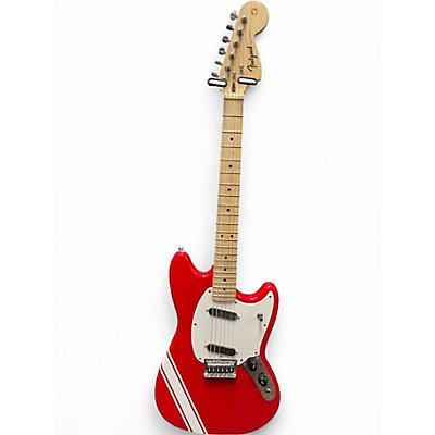 Used Squier MUSTANG RED Solid Body Electric Guitar