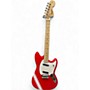 Used Squier MUSTANG RED Solid Body Electric Guitar RED
