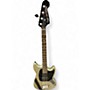 Used Squier Mikey Way Signature Mustang Silver Sparkle Electric Bass Guitar Silver Sparkle