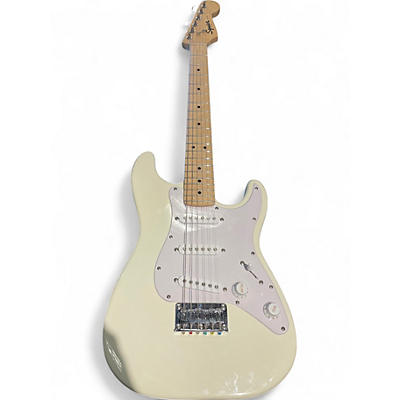 Used Squier Mini Affinity Stratocaster Antique Ivory Electric Guitar