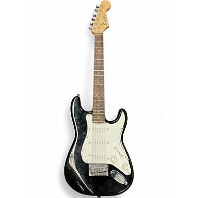 Used Squier Mini Affinity Stratocaster Black and White Electric Guitar