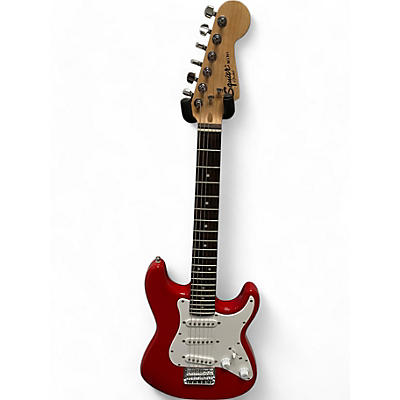 Squier Used Squier Mini Affinity Stratocaster Candy Apple Red Electric Guitar