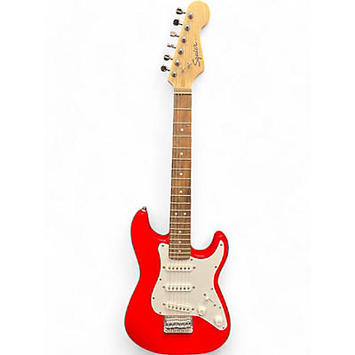 Squier Used Squier Mini Affinity Stratocaster Candy Apple Red Electric Guitar