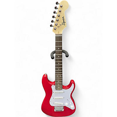 Used Squier Mini Affinity Stratocaster Candy Apple Red Electric Guitar