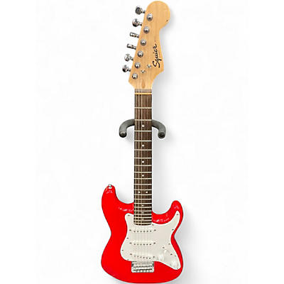 Used Squier Mini Affinity Stratocaster Fiesta Red Electric Guitar