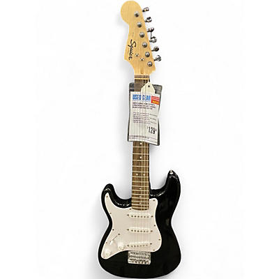Used Squier Mini Affinity Stratocaster Left Handed Black Electric Guitar