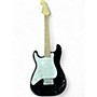 Used Squier Mini Affinity Stratocaster Left Handed Black and White Electric Guitar Black and White