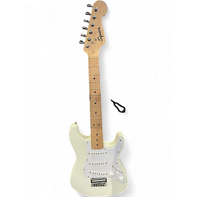 Used Squier Mini Affinity Stratocaster Olympic White Electric Guitar