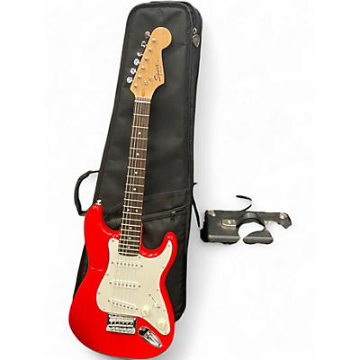 Used Squier Mini Affinity Stratocaster Pack Dakota Red Electric Guitar Pack