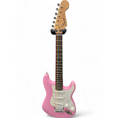 Used Squier Mini Affinity Stratocaster Pink Electric Guitar