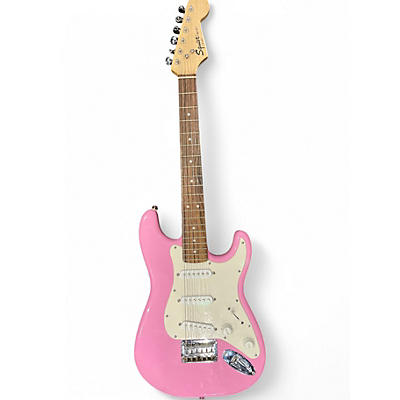 Used Squier Mini Affinity Stratocaster Pink Electric Guitar