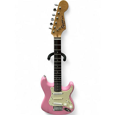 Used Squier Mini Affinity Stratocaster Pink Electric Guitar
