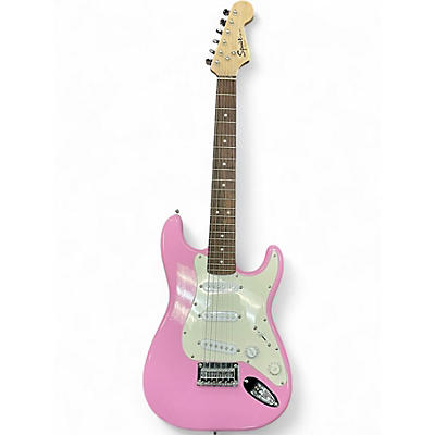 Used Squier Mini Affinity Stratocaster Pink Electric Guitar
