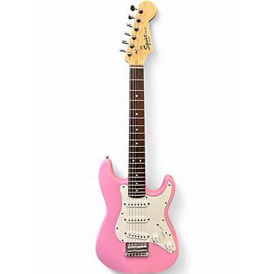 Used Squier Mini Affinity Stratocaster Pink Electric Guitar