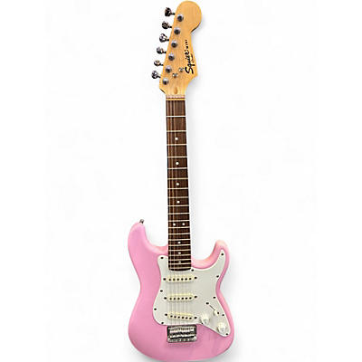 Used Squier Mini Affinity Stratocaster Pink Electric Guitar