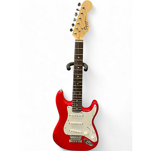 Squier Used Squier Mini Affinity Stratocaster RED Electric Guitar RED