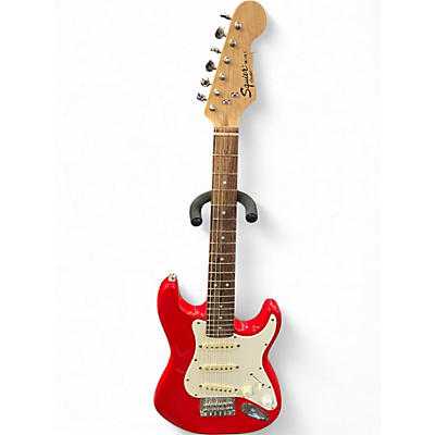 Used Squier Mini Affinity Stratocaster RED Electric Guitar