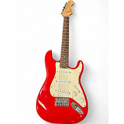 Used Squier Mini Affinity Stratocaster RED Electric Guitar