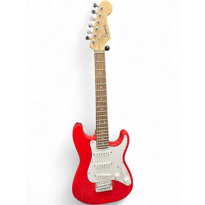Used Squier Mini Affinity Stratocaster RED Electric Guitar