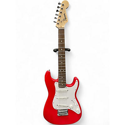 Used Squier Mini Affinity Stratocaster RED Electric Guitar