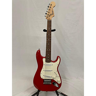 Squier Used Squier Mini Affinity Stratocaster Red Electric Guitar