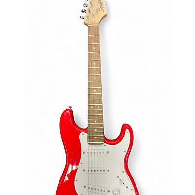 Used Squier Mini Affinity Stratocaster Red Electric Guitar