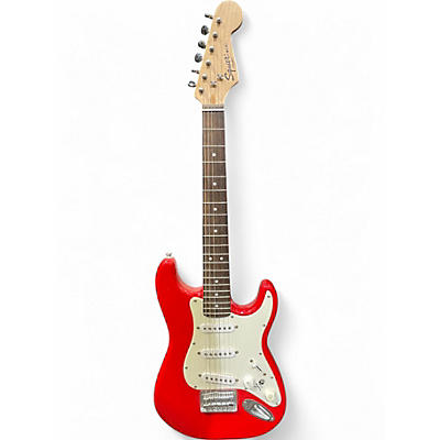 Used Squier Mini Affinity Stratocaster Red Electric Guitar