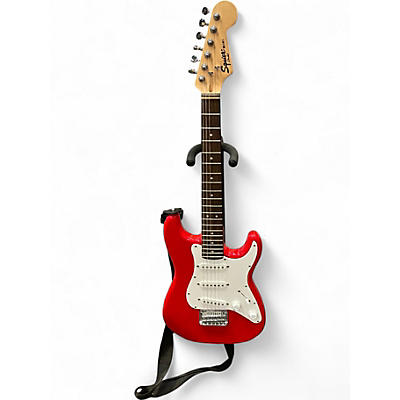 Used Squier Mini Affinity Stratocaster Red Electric Guitar