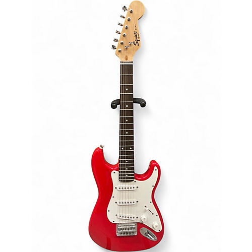 Used Squier Mini Affinity Stratocaster Red Electric Guitar Red